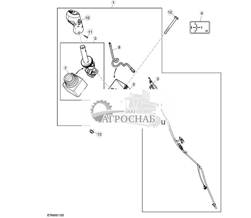 Многофункциональный рычаг, механический SCV, с 3 функциями, с функцией переключения дивертора, с кнопкой Memo - ST851040 546.jpg